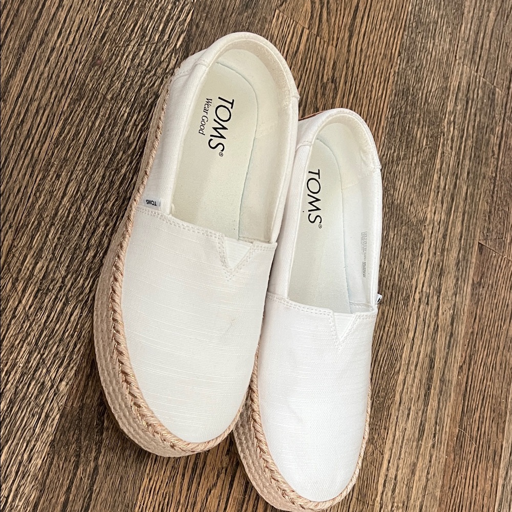 TOMS Classic White Espadrilles